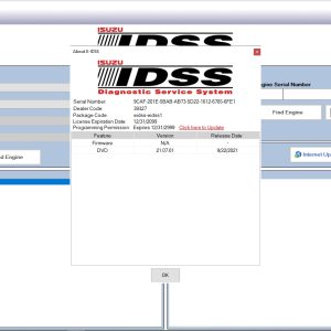 Isuzu E-IDSS Engine Diagnostic Service 06.2022 Isuzu E Idss Diagnostic Service System 06.2022 Diagnostic Software Dvd 1