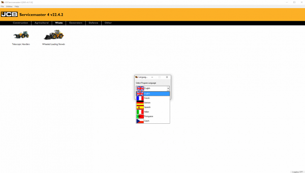 JCB ServiceMaster 4 v22.4.2 05.2022 Diagnosis Software DVD 3