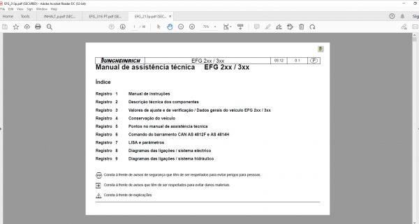 JUNGHEINRICH ForkLift v4.36 JETI SH 4.36 ES PT 07.2020 Service Information DVD 4