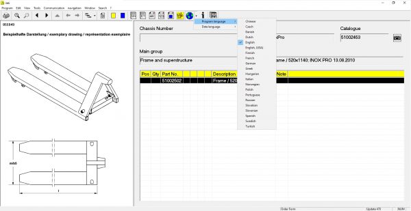 JUNGHEINRICH JETI ForkLift ET v4.36 Updated 470 05.2022 Spare Parts Catalog Full Instruction DVD 4