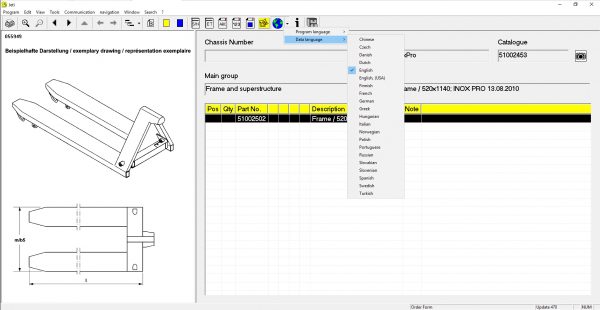 JUNGHEINRICH JETI ForkLift ET v4.36 Updated 470 05.2022 Spare Parts Catalog Full Instruction DVD 5
