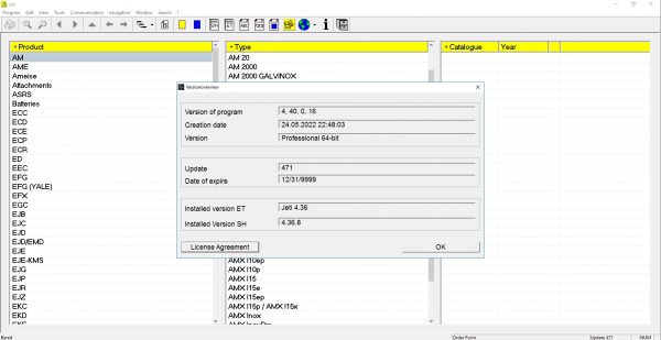 JUNGHEINRICH JETI ForkLift ET v4.36 Updated 471 05.2022 Spare Parts Catalog Full Instruction DVD 2