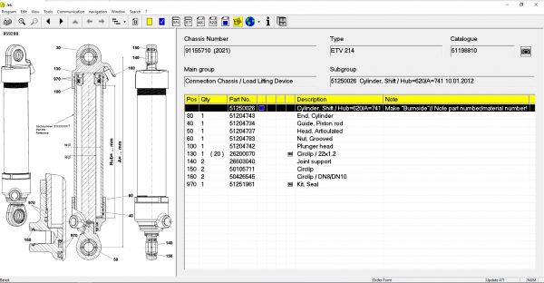 JUNGHEINRICH JETI ForkLift ET v4.36 Updated 471 05.2022 Spare Parts Catalog Full Instruction DVD 7