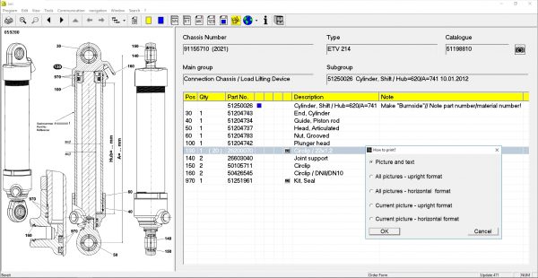 JUNGHEINRICH JETI ForkLift ET v4.36 Updated 471 05.2022 Spare Parts Catalog Full Instruction DVD 8