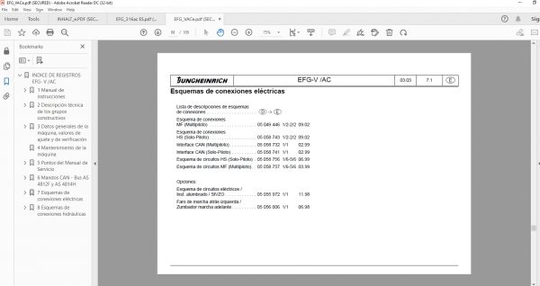 JUNGHEINRICH JETI ForkLift SH v4.36 Updated ES01 08 05.2022 Service Information 4