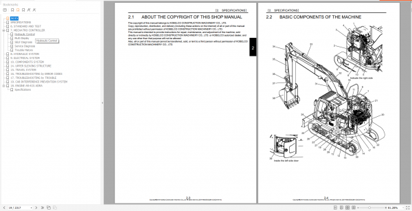 Kobelco Hydraulic Excavator SK135SR SK140SRLC ED160 5 ANZ 2018 Shop Manual S5YY0033E03 2