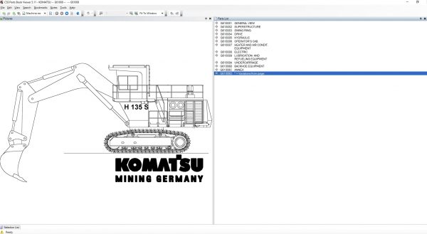 Komatsu CSS EPC Mining Excavator 05.2022 Spare Parts Catalog DVD 3
