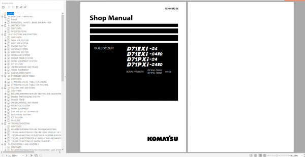 Komatsu Dozers 2022 3.07 GB PDF Shop Manual Operator Maintenance Circuit Diagram 2