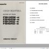 Komatsu Electric Reach Truck FB13RZ 1E 100001 up Shop Manual FBR13 16 1