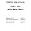 Komatsu Electric Reach Truck FB14F 12 830001 up Shop Manual BBA12E1 11a 1