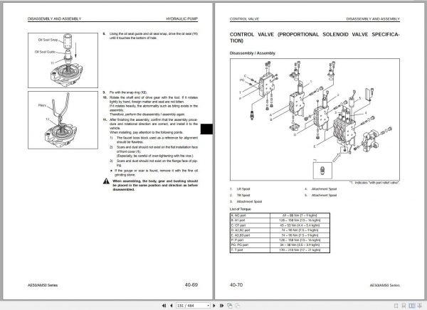 Komatsu Electric Reach Truck FB14F 12 830001 up Shop Manual BBA12E1 11a 2
