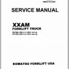 Komatsu Forklift FB10M 2 FB13M 2 FB15M 2 FB18M 2 2001 3001 up Chassis Service Manual SM018 1