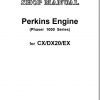Komatsu Forklift Perkins Enigne Phaser 1000 Series for CX DX20 EX Shop Manual BEE06EZ 01 1