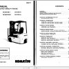 Komatsu Forklift Truck FB18MG 3 23001A up Part Manual PM177 1