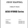 Komatsu Forklift Truck FB20AHB 12 M237 830001 up Shop Manual BHA12E1 05 1