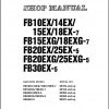 Komatsu Forklift Truck FB20EX 5 83060 up Shop Manual BBB05E2 01 1