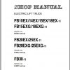 Komatsu Forklift Truck FB20EXG 11 814001 up Shop Manual BBB11E1 02 1