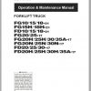 Komatsu Forklift Truck FD30H 17 M231 300001 up Shop Manual OM201 TEN00556 01 1