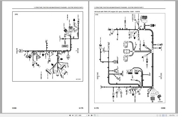 Komatsu Forklift Truck FD40TU 10 133001 up Shop Manual SM203 2