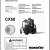 Komatsu Forklift Truck FD40ZTU 10 133001 up Operation Maintenance Manual OM304 1