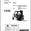 Komatsu Forklift Truck FD45T 8 130001A up 134999A 135001A Shop Manual SM002 1