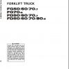Komatsu Forklift Truck FD60E 7 Operation Maintenance Manual TEN00576 00 1