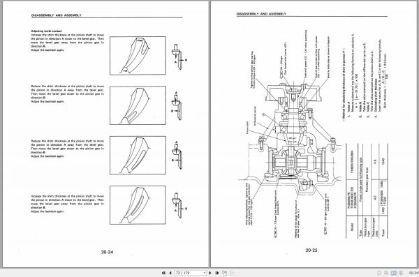 Komatsu Forklift Truck FD60T 5 Shop Manual SM024 2