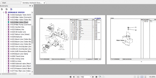 Komatsu Hydraulic Excavator PC200 6 PARTS BOOK 06 03 2013 KIPLINDPRBA0014 2