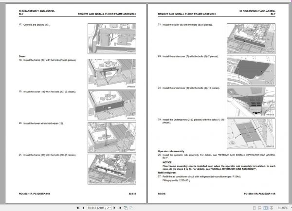 Komatsu Hydraulic Excavator Updated 2022 7.75 GB PDF Shop Manual Operator Maintenance Circuit Diagram 13