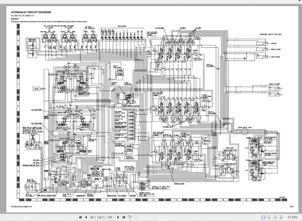 Komatsu Hydraulic Excavator Updated 2022 7.75 GB PDF Shop Manual Operator Maintenance Circuit Diagram 15