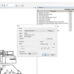 Komatsu Linkone CSS Net EPC USA 05.2022 Spare Parts Catalog 3