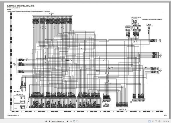 Komatsu Mining Excavator 5.33 GB PDF 2022 Shop Manual Operator Maintenance Circuit Diagram 9