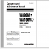 Komatsu Wheel Loader 2022 PDF Shop Manual Operator Maintenance Manual 1