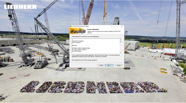 Liebherr LICCON Universal Work Planner V6.21 Compact Crane LTC 1045 3.1 45 Ton 3