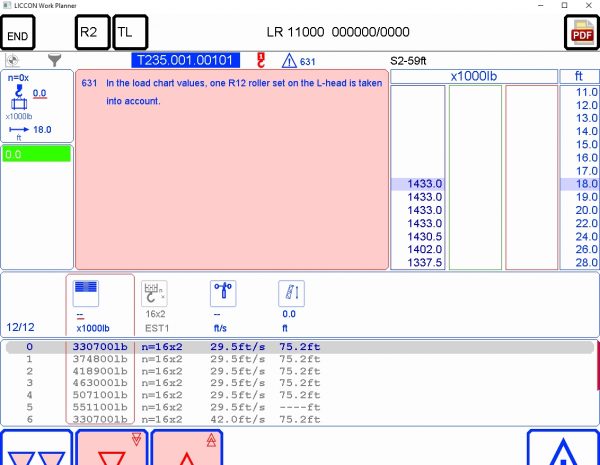 Liebherr LICCON Universal Work Planner V6.21 Crawler Crane LR 11000 1000 Ton 12