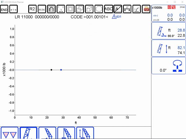 Liebherr LICCON Universal Work Planner V6.21 Crawler Crane LR 11000 1000 Ton 15