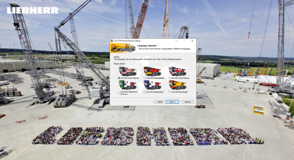 Liebherr LICCON Universal Work Planner V6.21 Crawler Crane LR 1500 500 Ton 4