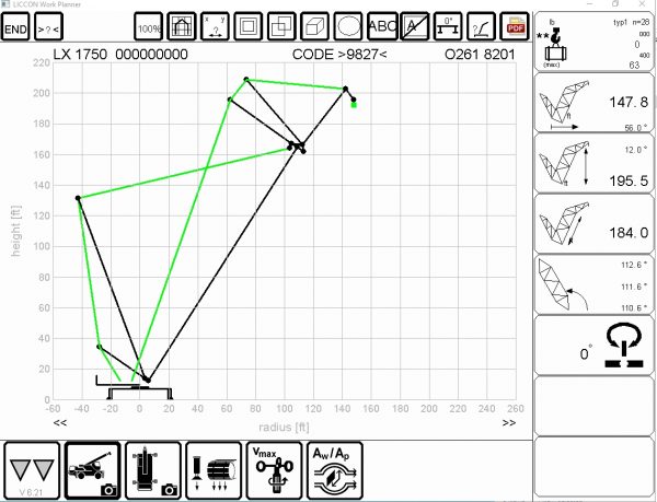 Liebherr LICCON Universal Work Planner V6.21 Crawler Crane LR 1750 2 750 Ton 12