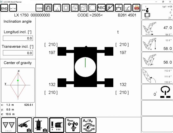 Liebherr LICCON Universal Work Planner V6.21 Crawler Crane LR 1750 2 750 Ton 13