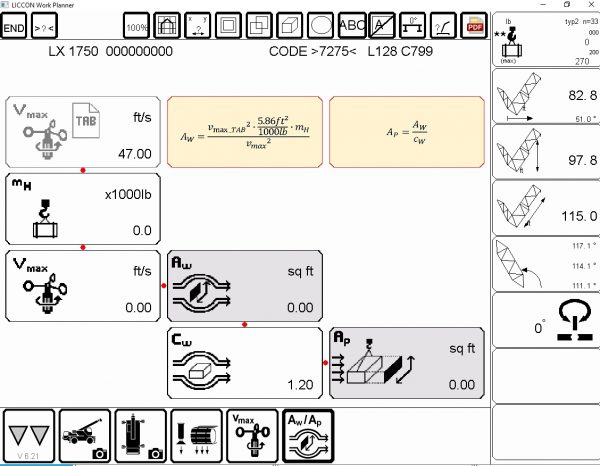 Liebherr LICCON Universal Work Planner V6.21 Crawler Crane LR 1750 2 750 Ton 14