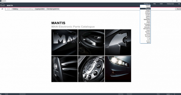 MAN MANTIS v683 EPC 05.2022 Spare Parts Catalog DVD 1