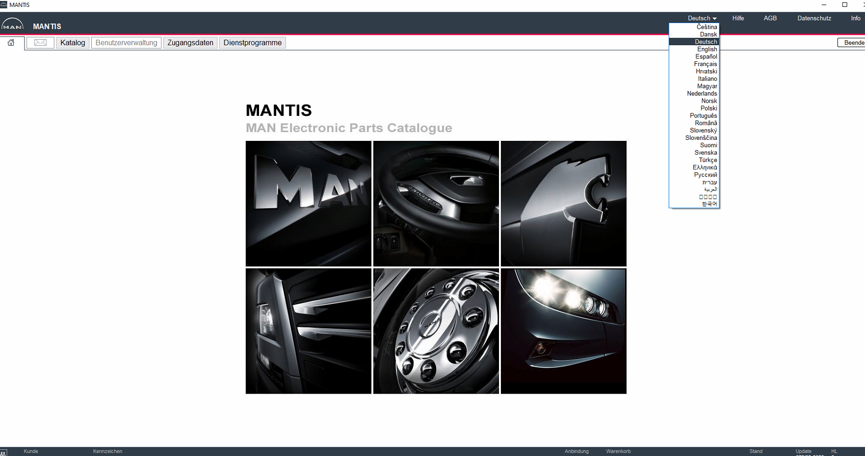 MAN MANTIS v683 EPC 05.2022 Spare Parts Catalog DVD 1