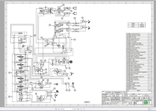 MERLO Telehandlers 12.6 GB PDF 2022 German Language Service Part Manual Hydraulic Electrical Diagram DVD 17