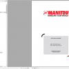 Manitou Telehandler MT X 733 Repair Manual Operators Manual and Part Manual 1