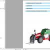 Manitou Telehandler MT X 733 Repair Manual Operators Manual and Part Manual 4