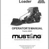Mustang All Wheel Steer Loader ML43 Operators Manual 909891A 1