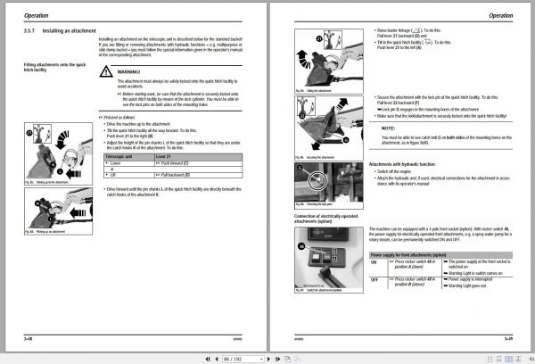 Mustang All Wheel Steer Loader ML43 Operators Manual 909891A 2