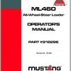 Mustang All Wheel Steer Loader ML460 Operators Manual 918296B 12 1