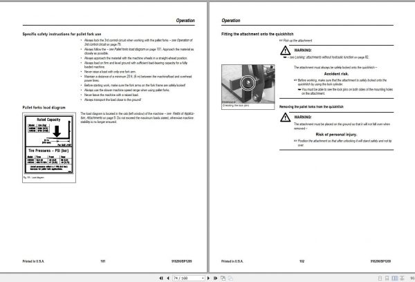 Mustang All Wheel Steer Loader ML460 Operators Manual 918296B 12 2