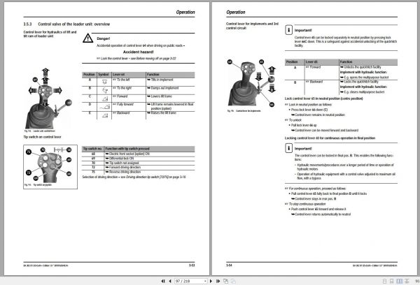 Mustang All Wheel Steer Loader ML52 Operators Manual 909893A 2